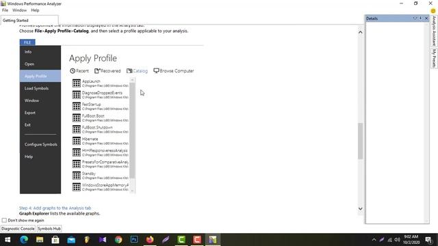 Windows Performance Analyzer смотреть онлайн