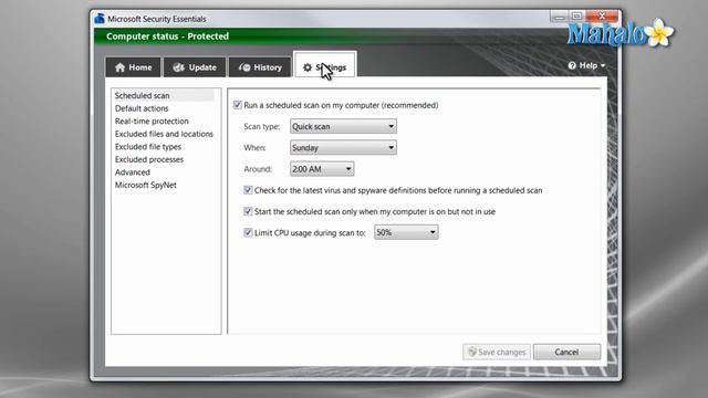 Learn Windows 7 - Microsoft Security Essentials