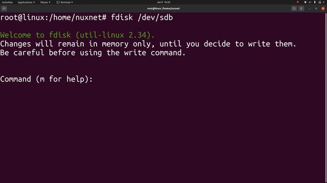 NX20210109 HOW TO FORMAT HDD using fdisk & exFAT in Ubuntu 20.04 смотреть онлайн
