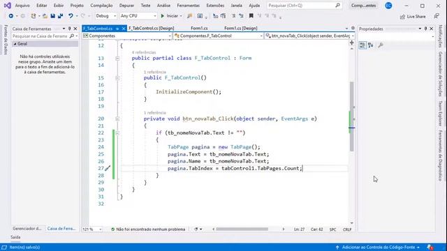 TabControl - Curso Programação Completo C# Visual Studio - Aula 94 смотреть онлайн