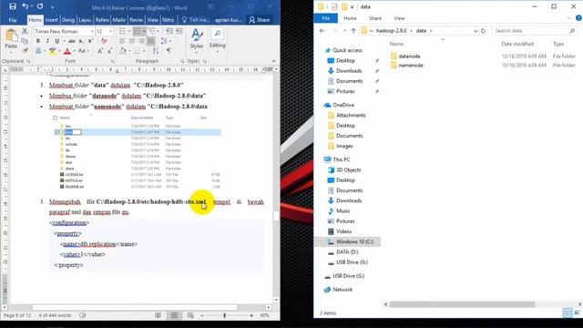 Tutorial instalasi hadoop-2.8.0 di windows 10 by apriandk смотреть онлайн