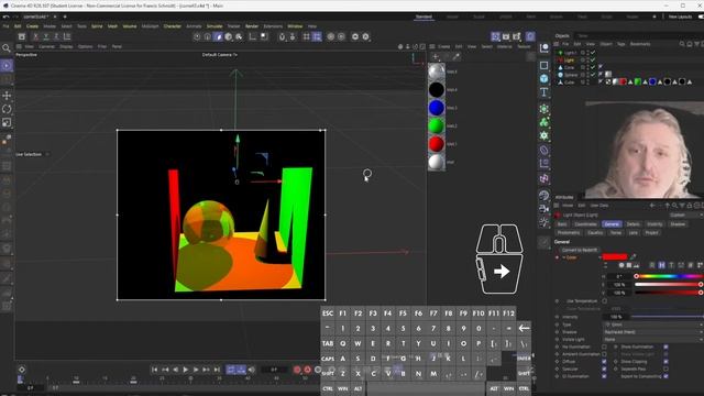 Lights in Cinema 4D смотреть онлайн