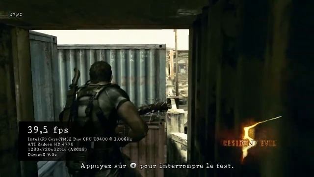 Resident Evil 5 PC Benchmark - ATI Radeon HD 4770 смотреть онлайн
