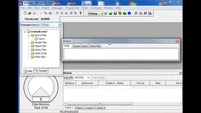 MPLAB IDE - Window Sets смотреть онлайн