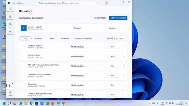 DEIXAR JOGOS E APLICATIVOS DA MICROSOFT STORE ATUALIZADOS NO SISTEMA WINDOWS 11 E RESOLVER ERROS смотреть онлайн