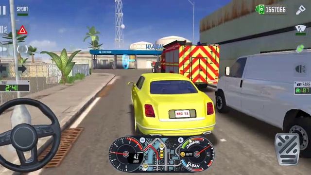 Bentley Mulsanne Taxi Private-Taxi Sim 2020!Driving Los Angeles City Driving Car - Android Gameplay смотреть онлайн