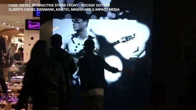 Interactive Window Projection - Interactive Store Diesel смотреть онлайн