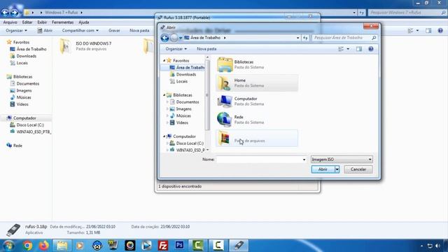 COMO CRIAR UM PENDRIVE BOOTÁVEL COM A ISO DO WINDOWS 7 64-BITS (ATUALIZADO 2023!) смотреть онлайн