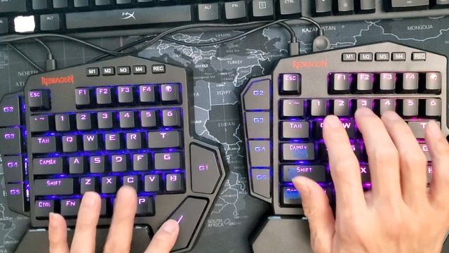 Brown Vs Blue Key - Can You Guess Which Is Which Based On The Sound? RedDragon Gaming Pad K585 RGB