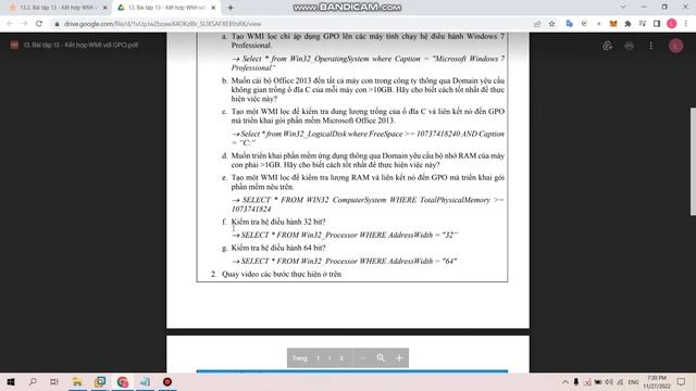 13. Kết hợp WMI với GPO смотреть онлайн