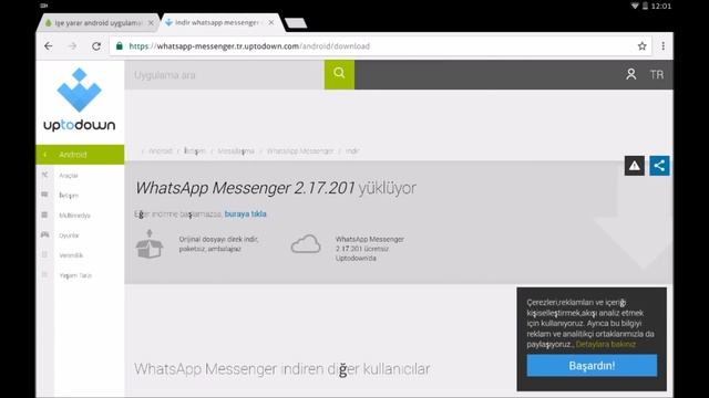 Tablete Whatsapp Nasıl Yüklenir смотреть онлайн