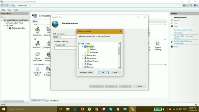 How to Setup an FTP Server in Windows 10 -- 2016 -- latest смотреть онлайн