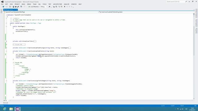 Windows 8 Tips & Tricks. Actualizar Live Tile De Forma Local  (XAML/C#)