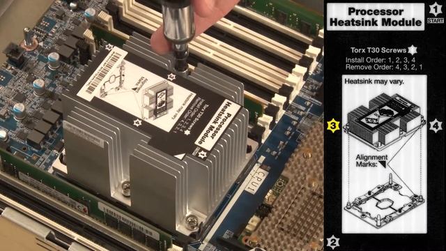 Lenovo ThinkSystem SR550 - Processor and Heat Sink Installation смотреть онлайн