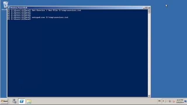 redirect output into a file in powershell смотреть онлайн