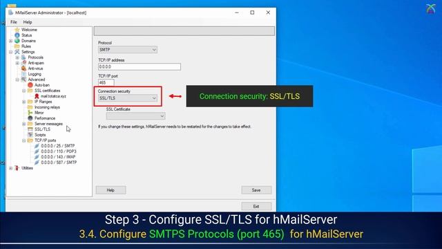 hMailServer - Part 5 - Install and Configure SSL/TLS Certificates on hMailServer смотреть онлайн