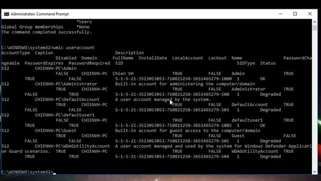 Get Current Logged In User using Command in Windows смотреть онлайн