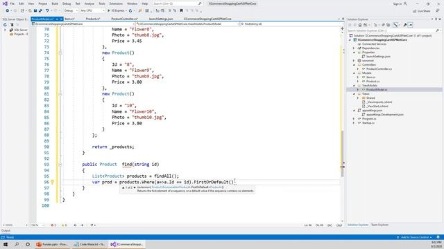 Create an E Commerce Product Cart with ASP NET Core 3 1 – Part 1 смотреть онлайн