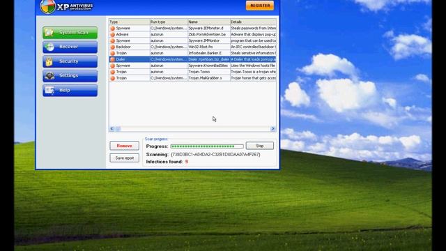 XP Antivirus (NOT THE REAL XP AV ROGUE, BUT A LAME VARIANT OF IT) смотреть онлайн