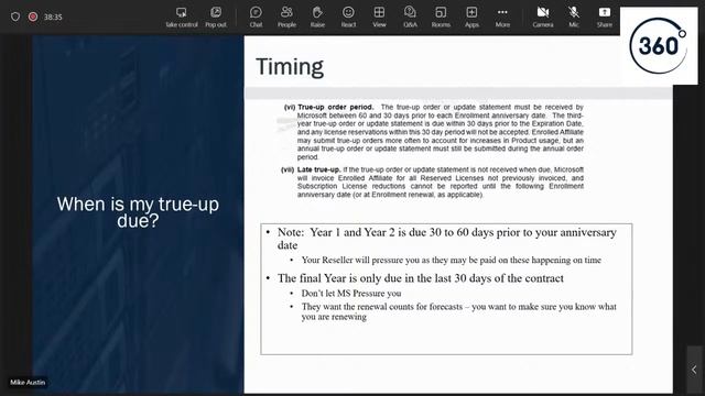 Microsoft EA True-Ups смотреть онлайн