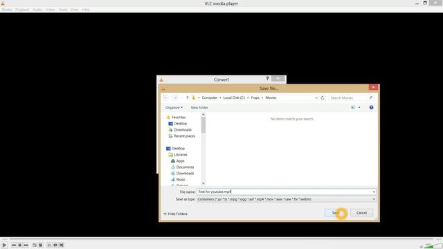 Transcode Fraps video using VLC смотреть онлайн
