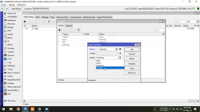 Send mikrotik logs to a syslog server on mikrotik смотреть онлайн