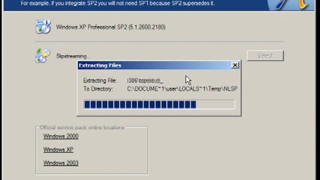 Slipstreaming Service Pack 3 onto Windows XP installation смотреть онлайн