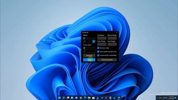 Windows 11 taskbar customization | Rounded tb Installation, Accent Color Changing 🤩