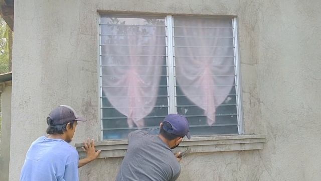 Construction Skill & Ideas How to Install Precast Concrete molding for Window design ;moldura desig смотреть онлайн