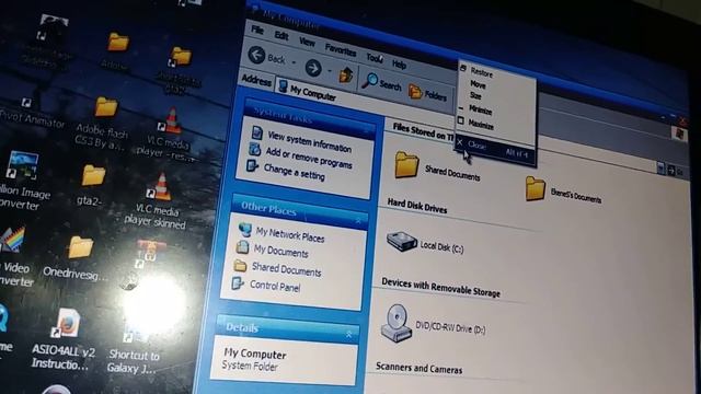Windows XP Professional SP3 running on Dell Latitude D630c смотреть онлайн