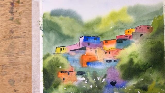 Painting with a Flat Brush - Flat Brush Only Tutorial смотреть онлайн