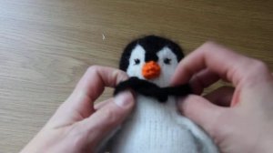 Мастер-класс пингвин спицами. МК пингвин спицами. Penguin knitting pattern