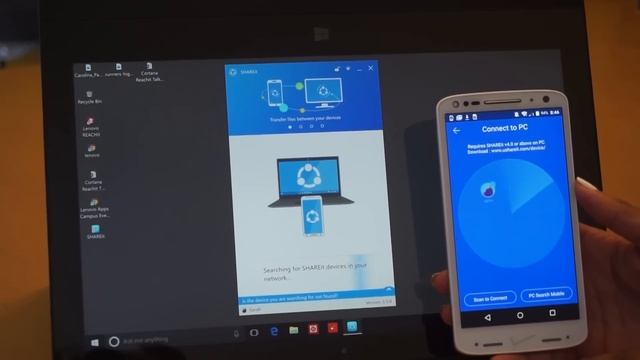 Connecting your phone and PC with SHAREit смотреть онлайн