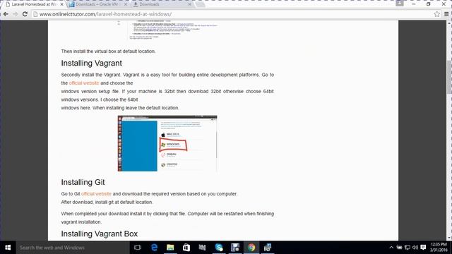 Installing laravel homestead at Windows 7, 8, 10 Part -1 смотреть онлайн