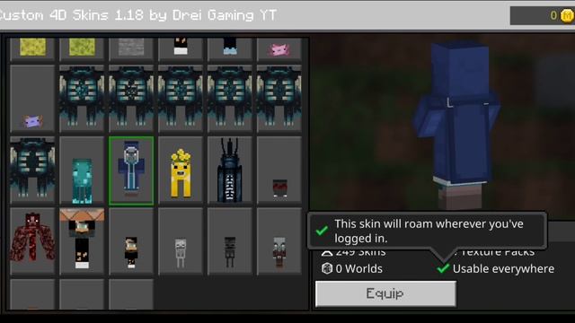 Block And Mob 5D Skin Pack Download | 1.19.2.02 | MCPE | смотреть онлайн