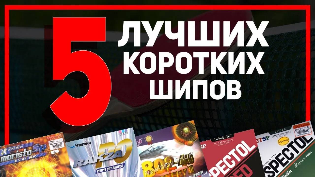 5 НАКЛАДОК С КОРОТКИМ ШИПОМ. Настольный теннис 2021. Настольный теннис уроки.