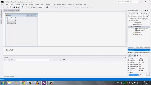 C# Basics Part 2 - ToolTip смотреть онлайн