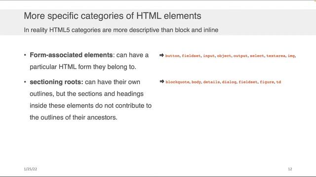 Web Application Development - HTML: An overview смотреть онлайн