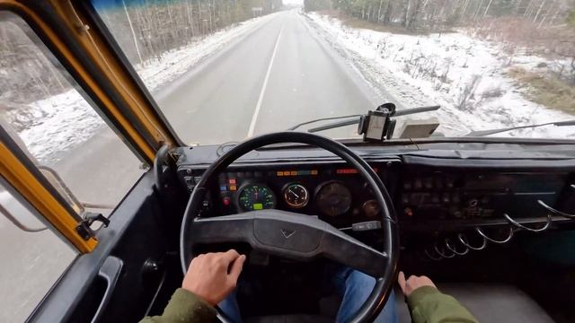 2013 KAMAZ 6520 11.7 MT (300HP Russian Heavy Truck) - POV TEST DRIVE смотреть онлайн