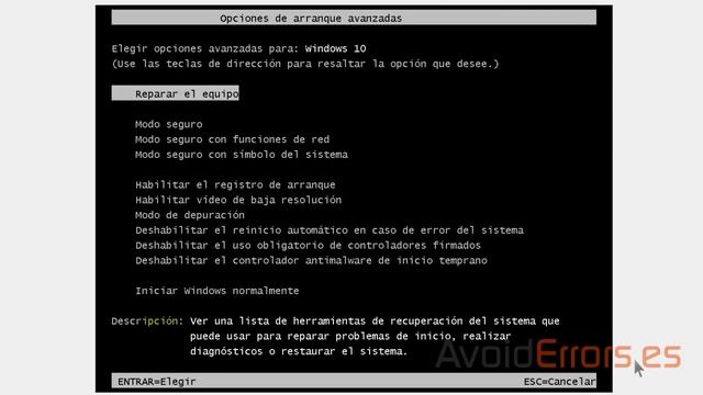 Windows 10 - Habilitar la tecla F8 acceder modo seguro смотреть онлайн