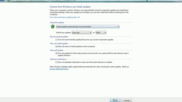 how to close or disable windows update in windows 7 or Vista смотреть онлайн