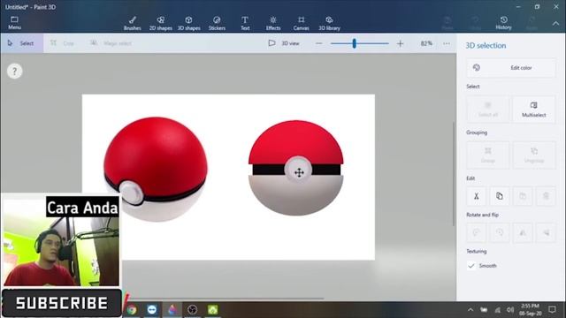 Cara mudah membuat desain 3 dimensi menggunakan paint 3D смотреть онлайн