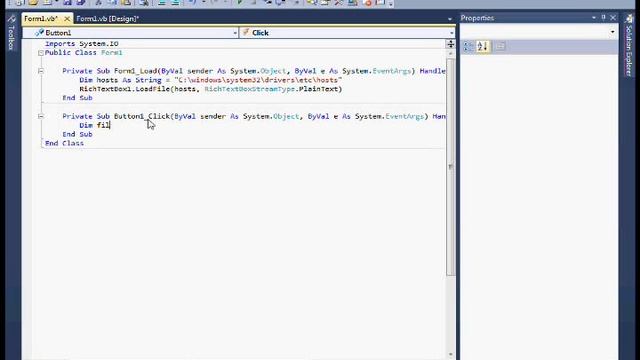 Microsoft Visual Basic Tutorial - Simple Website Blocker смотреть онлайн