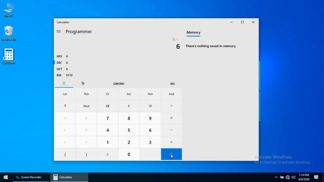 How to select DWORD in Programmer mode in windows calculator смотреть онлайн