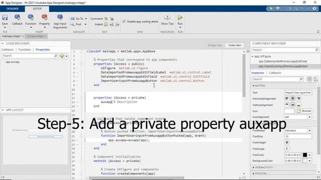Multi-Window app in Matlab App Designer | How to pass input data from dialog window to main window смотреть онлайн