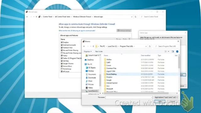 How to Configure the Windows 10 Firewall for Doceri Desktop смотреть онлайн