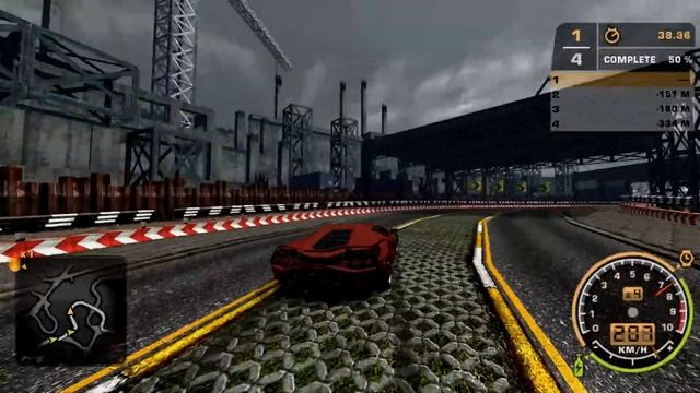 NFS Most Wanted | Sprint Race With Lamborghini Sian FKP 37 | Gameplay смотреть онлайн