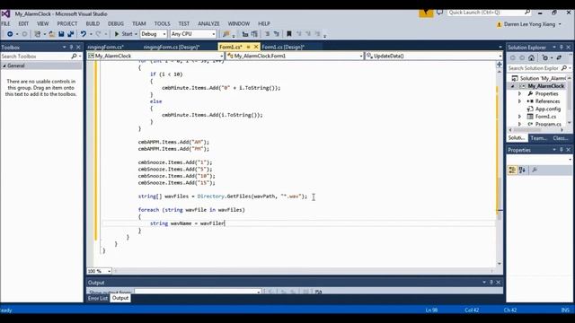 [C# Winform] Create your own Alarm Clock! смотреть онлайн