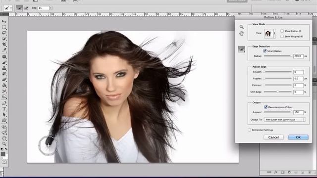 Change the background picture of an image using Refine Tool | Adobe Photoshop Tutorial (HD) смотреть онлайн