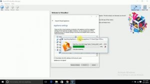 OVA file import in VirtualBox